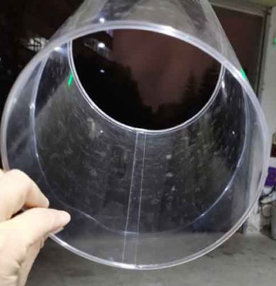 clear acetate cylinder tube